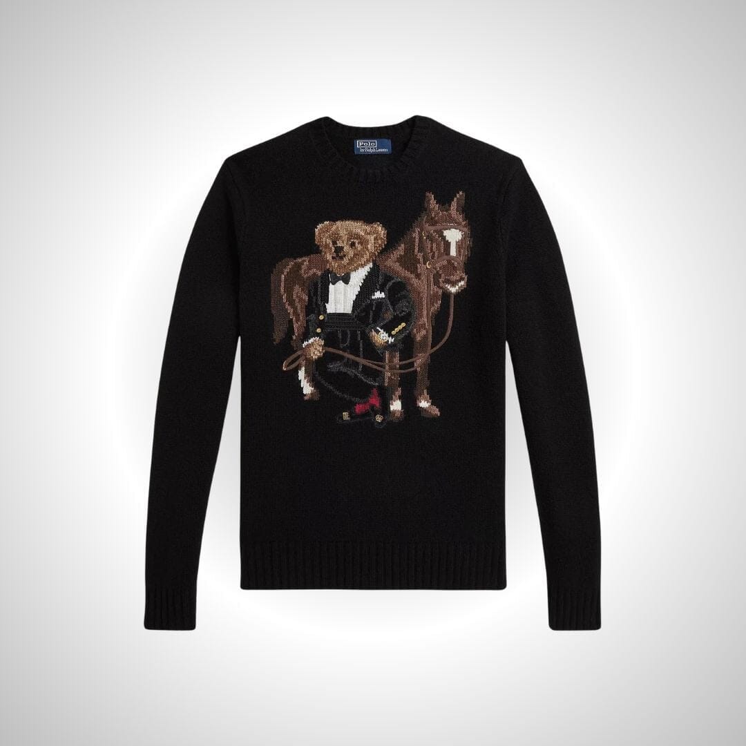 Sweater Bear | Polo Wool Sweater Polo Black Ralph Lauren Elorien 