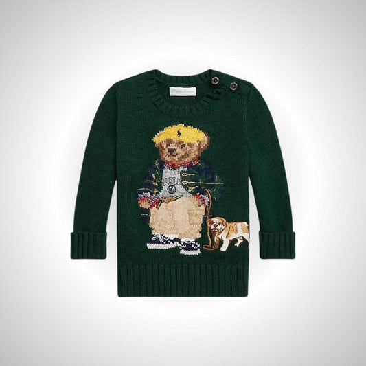 Sweater Bear | Pre-Spring Polo Cashmere Sweater Moss Agate Ralph Lauren Elorien 