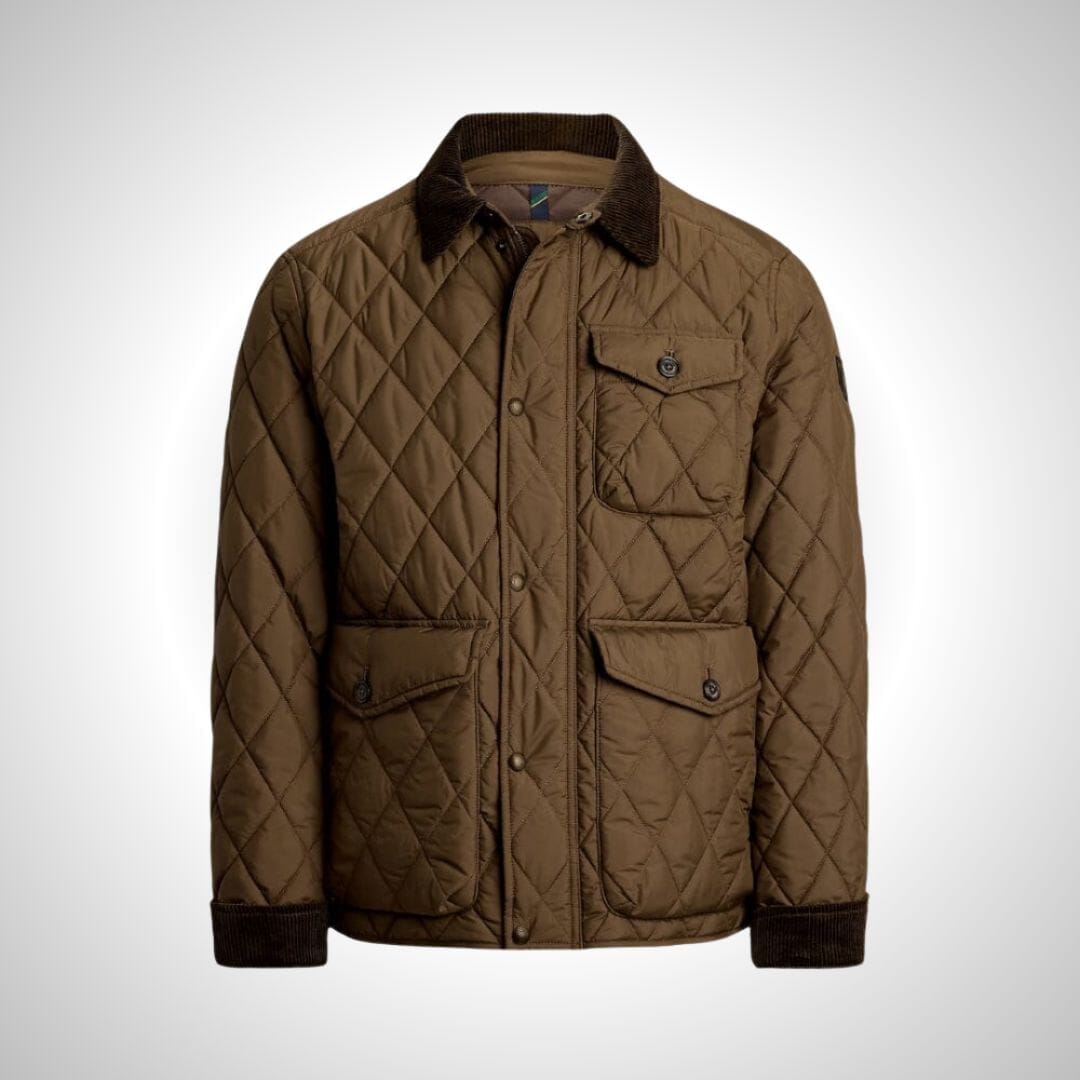 The Beaton Quilted Jacket Ralph Lauren Elorien Chestnut S 